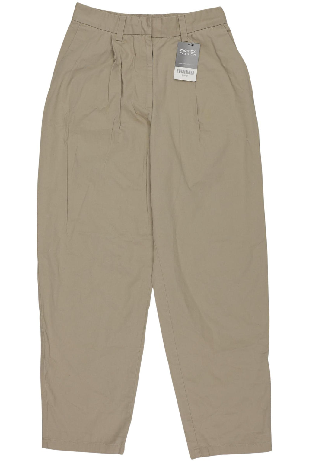 Monki Women's Trousers Beige EU 36 Cotton 7