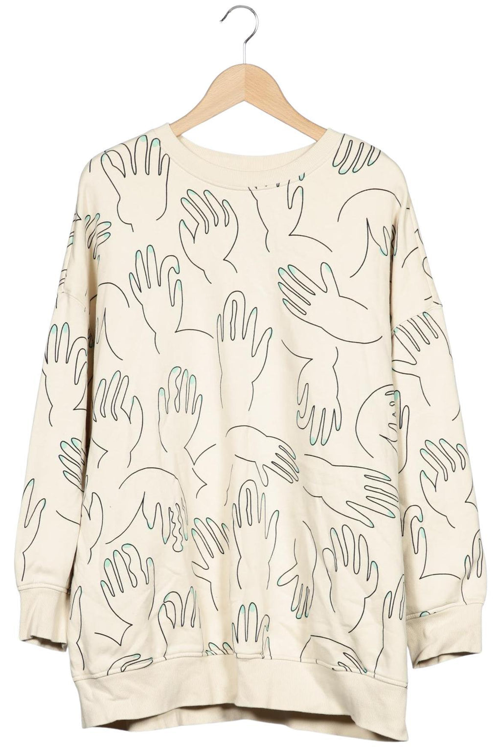 Monki Women's Sweater Beige M 3