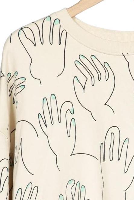 Monki Women's Sweater Beige M 5