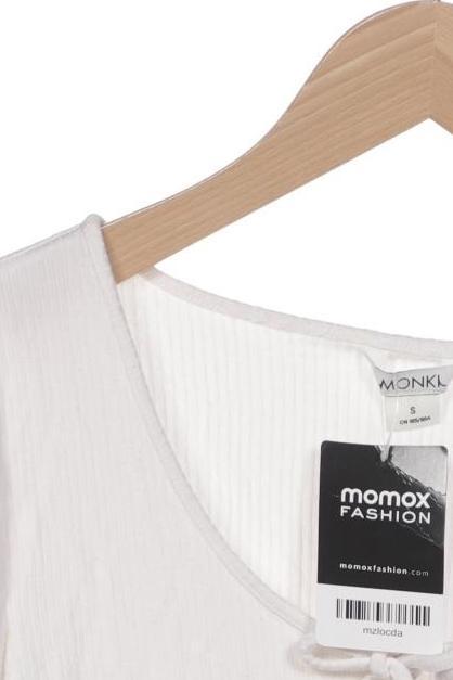 Monki T-Shirt Cream White Size S 4