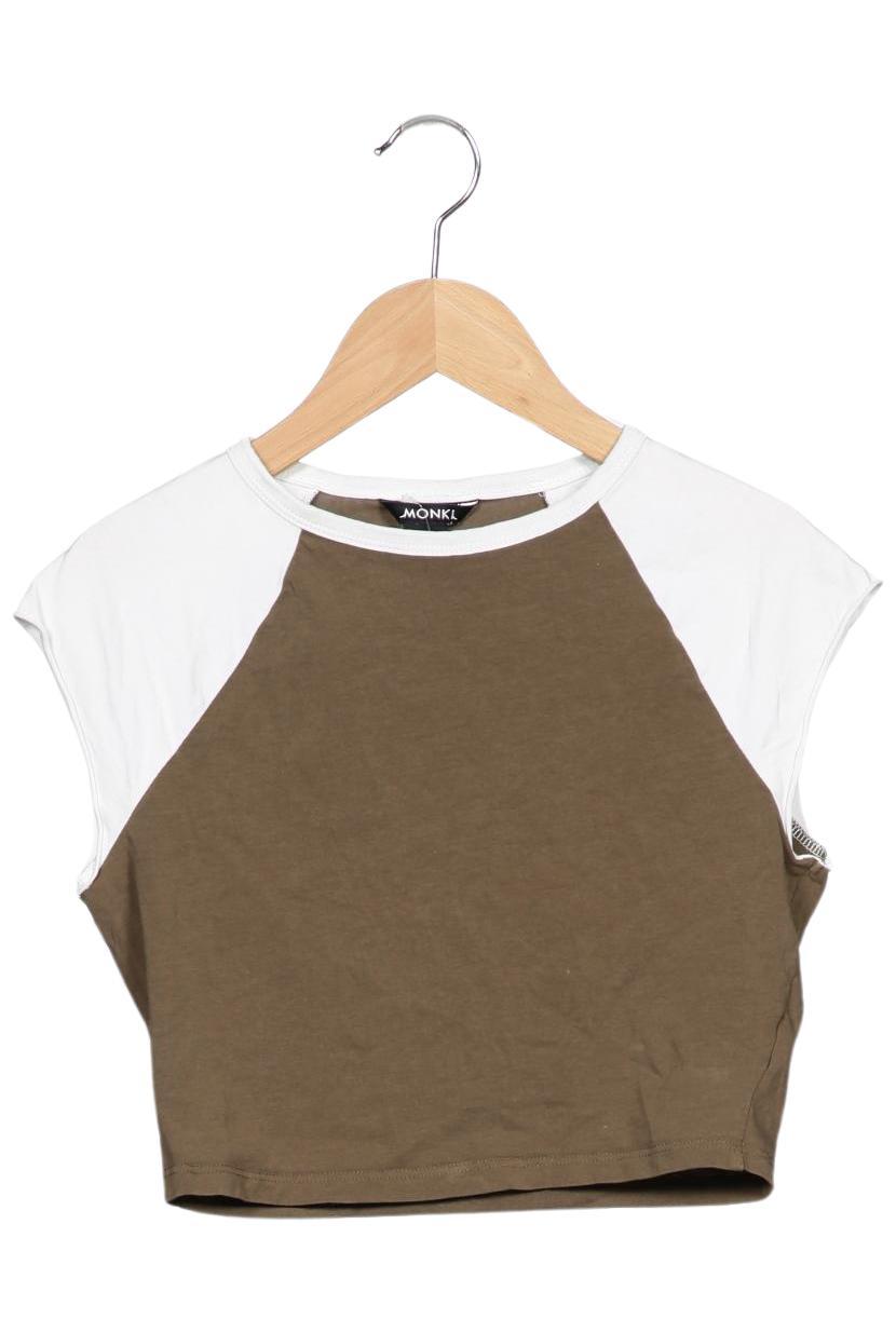 Monki Damen T-Shirt, Mehrfarbig, Gr. M 2