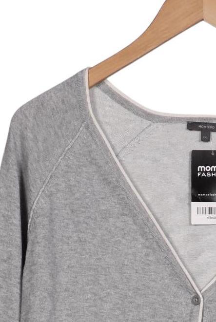 Cardigan tricot femme Montego Gris XXL Coton 5