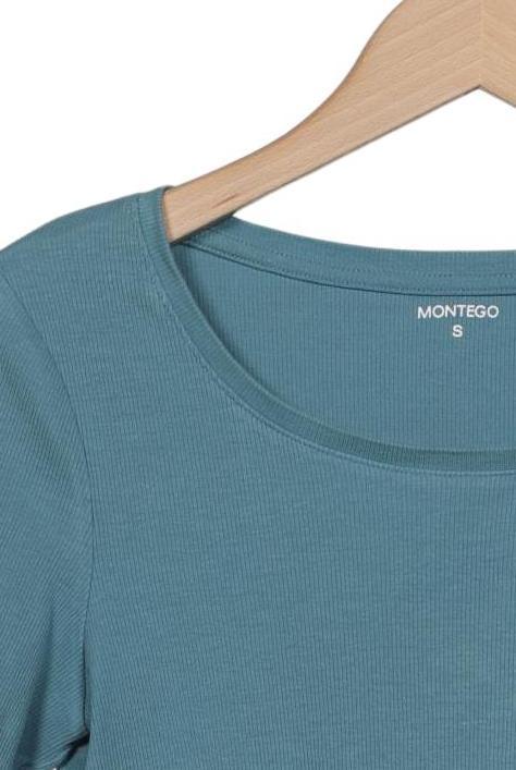 Montego Women's T-Shirt Turquoise Size S 3