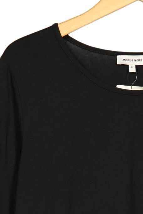 More & More Damen Langarmshirt Schwarz EU 42 5