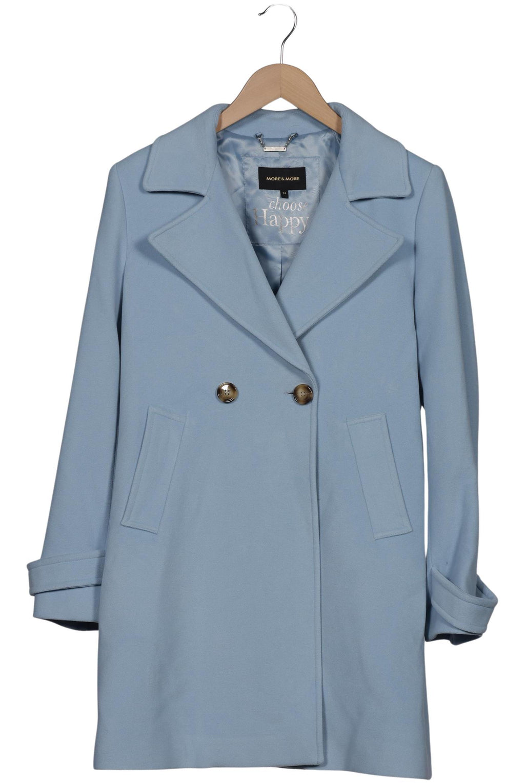 More & More Damen Mantel Hellblau EU 34 2