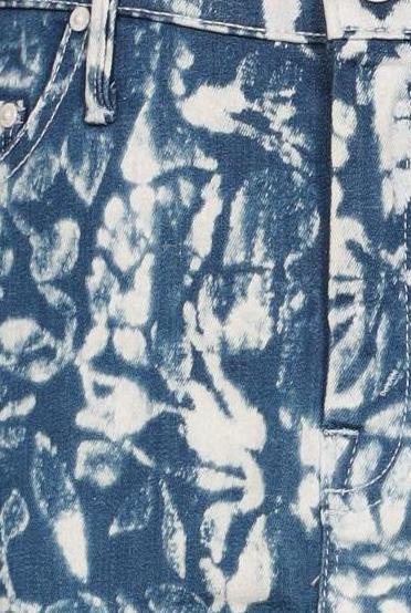 Mother Damen Rock Blau W29 4