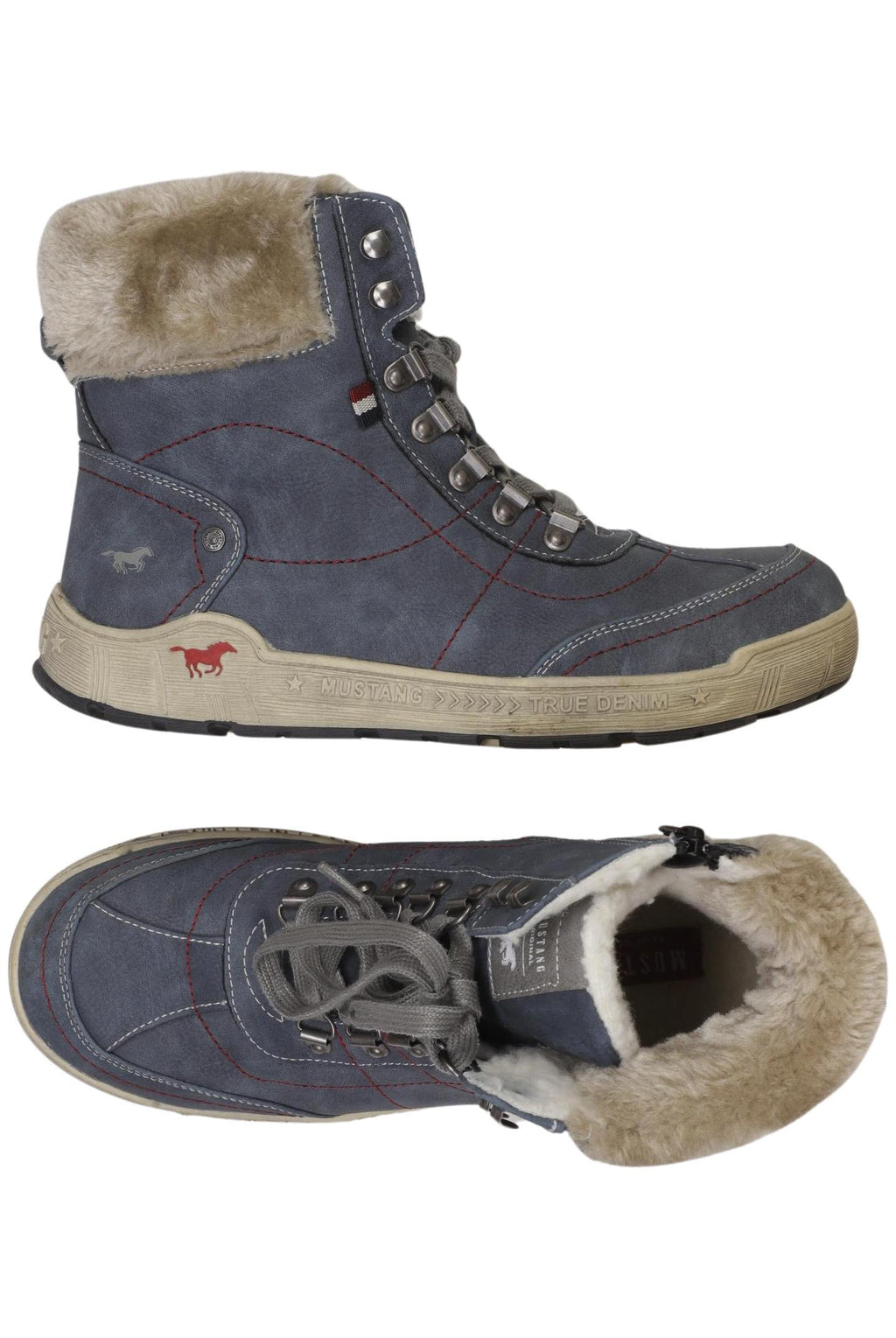 Mustang Women's Ankle Boot Blue EU 39 3