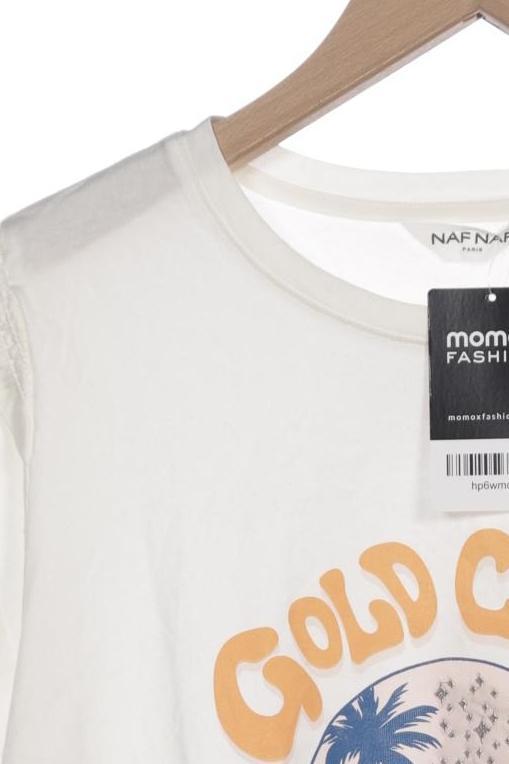 NAF NAF T-shirt Femme Blanc Cassé L 6