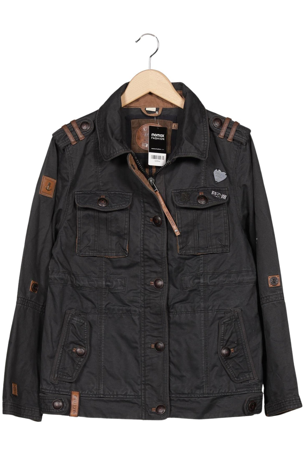 Naketano Women's Jacket Gray L Cotton 2