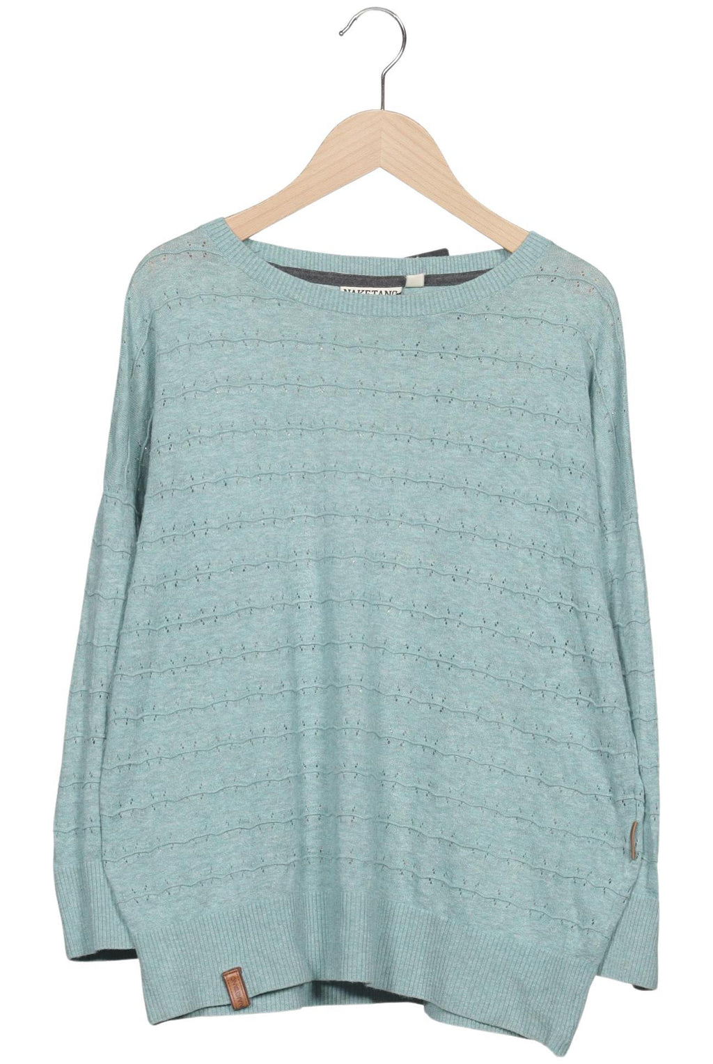 Naketano Damen Langarmshirt Hellblau L 2