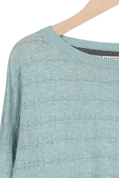 Naketano Damen Langarmshirt Hellblau L 3