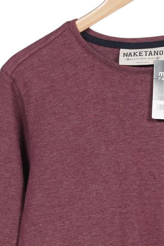 Naketano Herren Sweater Bordeaux Size S 7