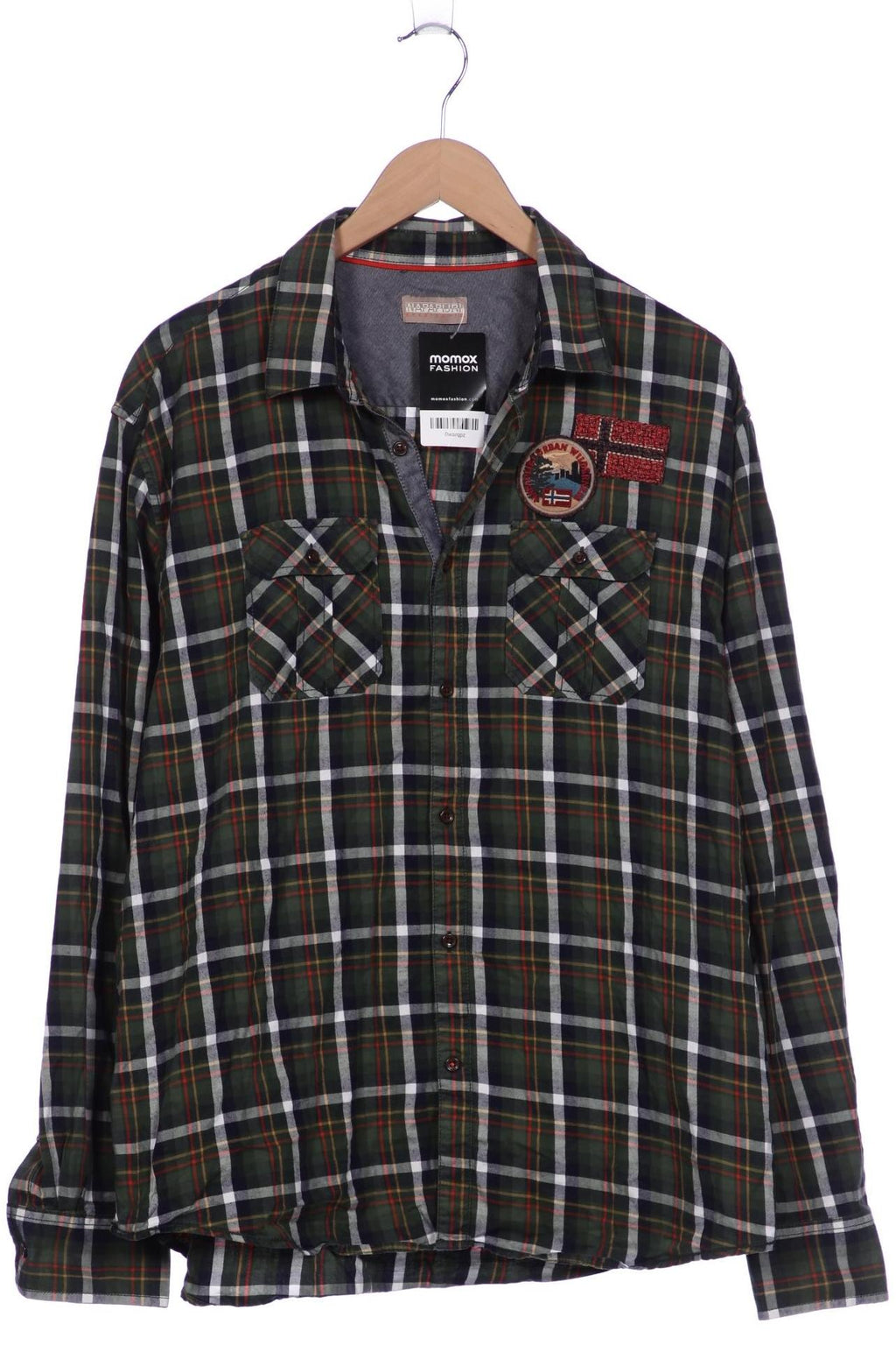 Napapijri Men Shirt Green XXL Cotton 4