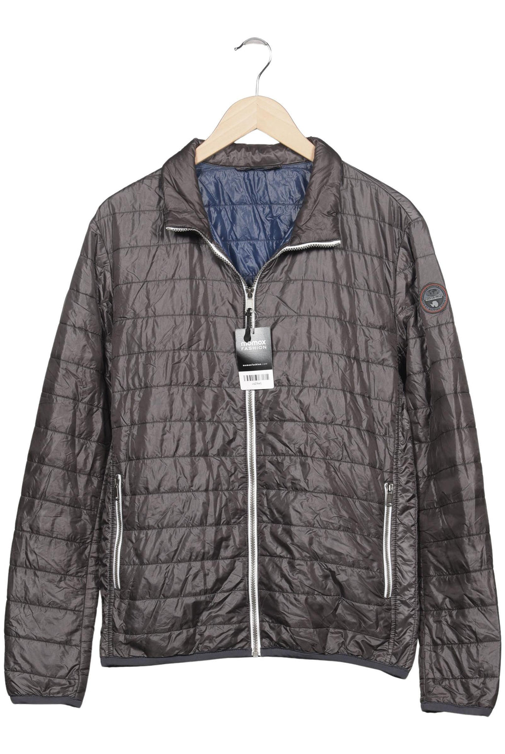 Napapijri Men Jacket Gray Size L Synthetic 7
