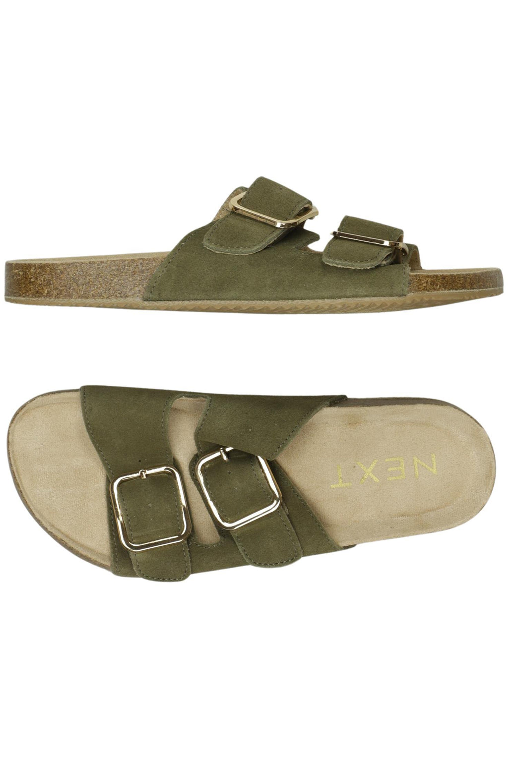 Next Women's Sandals Green EU 38 Leather 2
