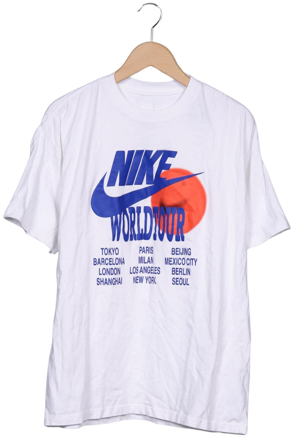Nike Basketball T-Shirt White Size L 2