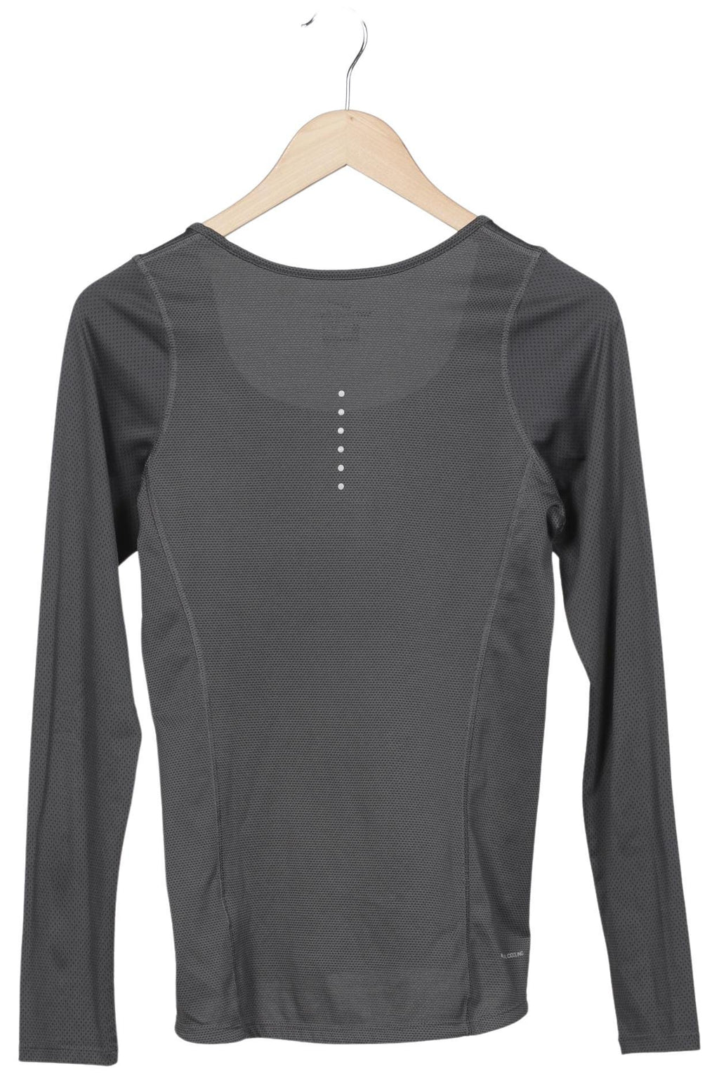 Nike Women's Long Sleeve Shirt Gray XS Synthetic 7