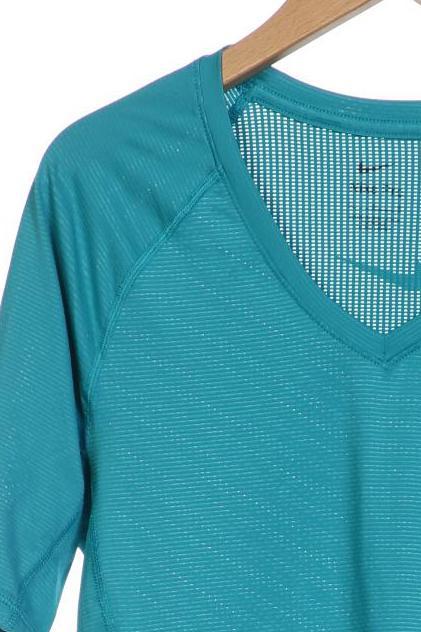 Nike Women's T-Shirt Turquoise Size L 6