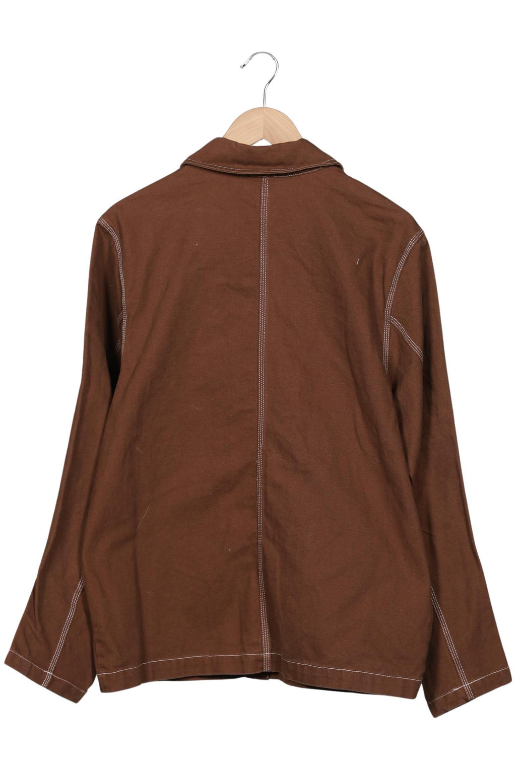 Nike Men Jacket Brown S Cotton 3