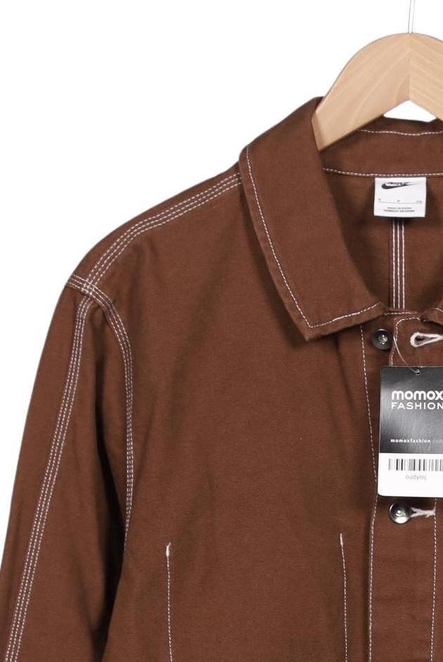 Nike Men Jacket Brown S Cotton 4