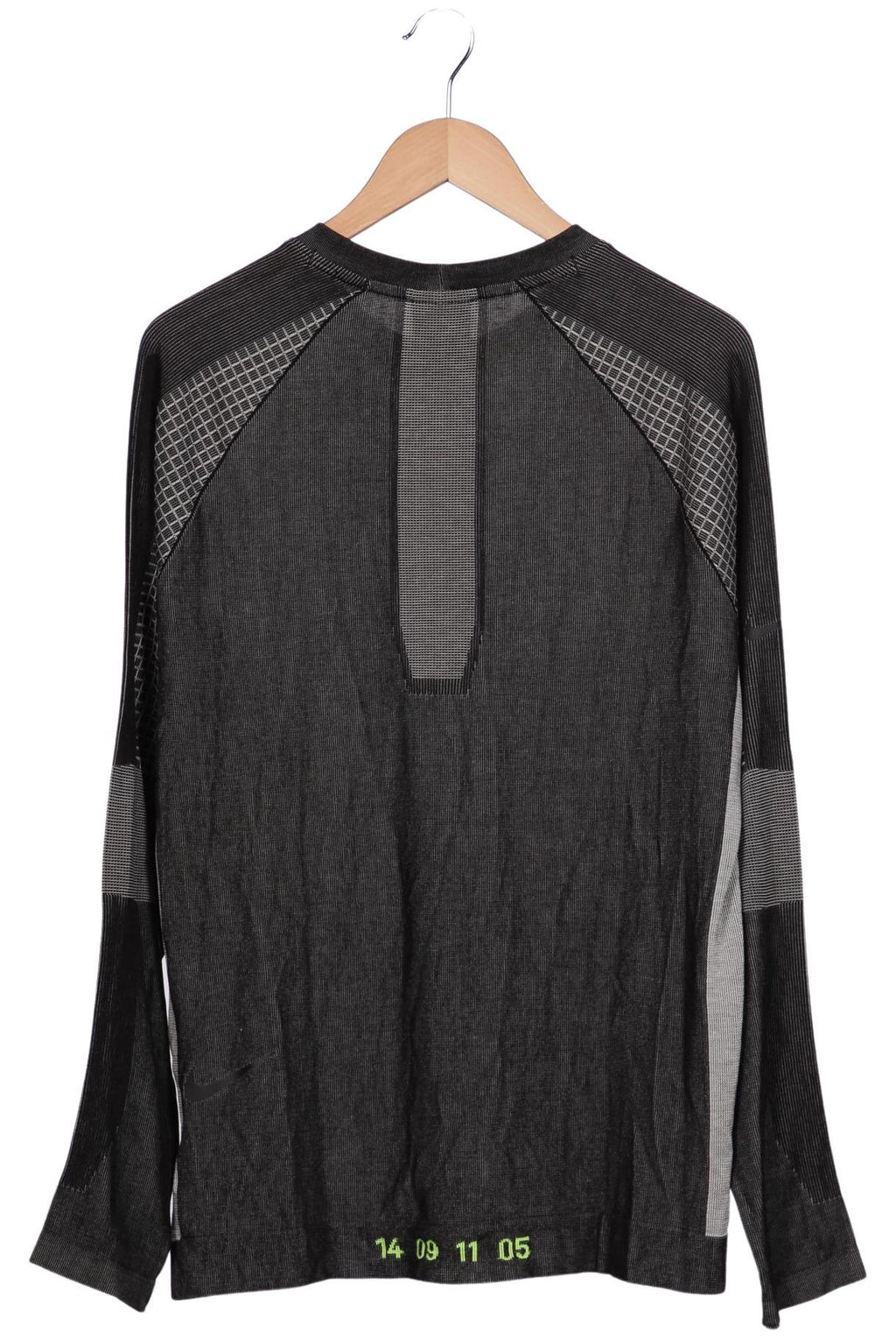 Nike Men Long Sleeve Shirt Gray M 4