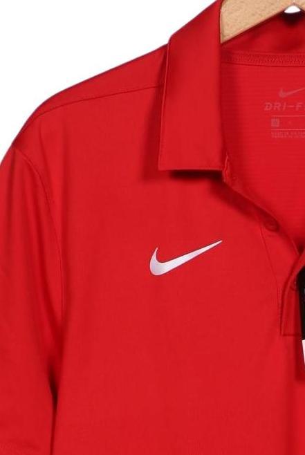 Nike Polo Shirt Red M 9