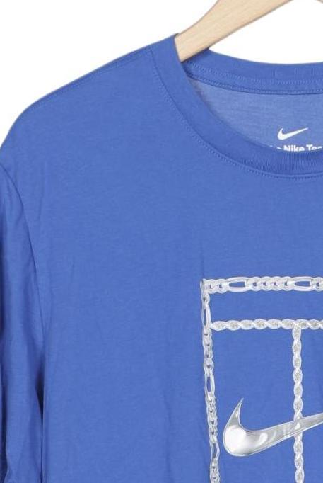 Nike Men T-Shirt Blue Size L 6