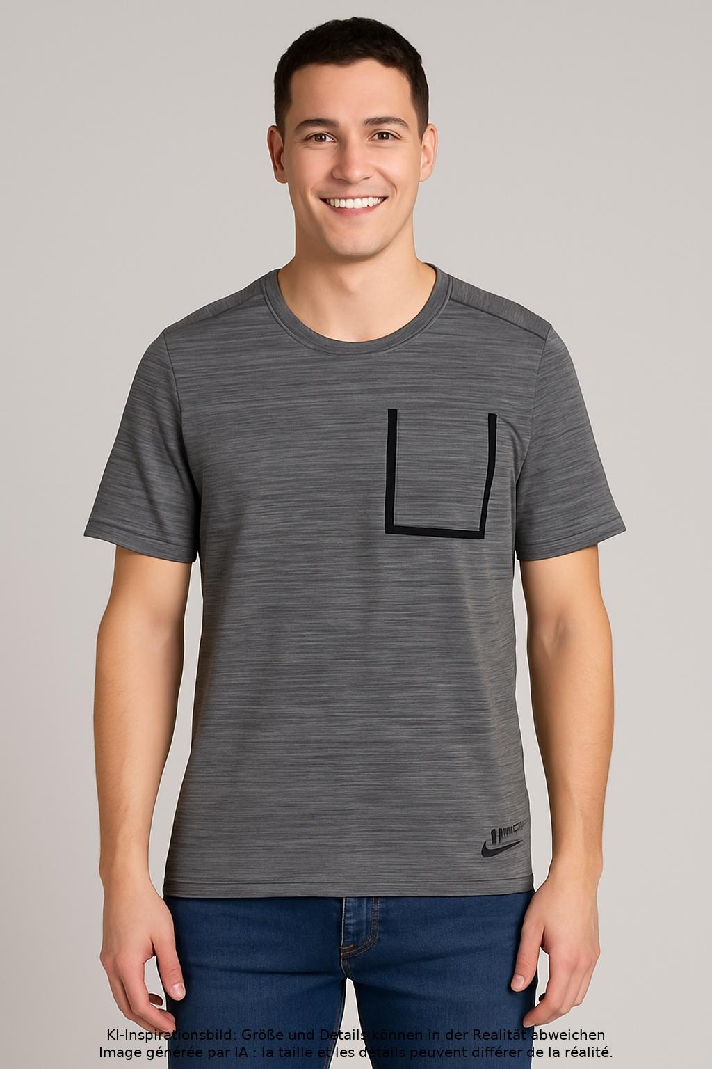 Nike Men's T-Shirt Gray XS 4