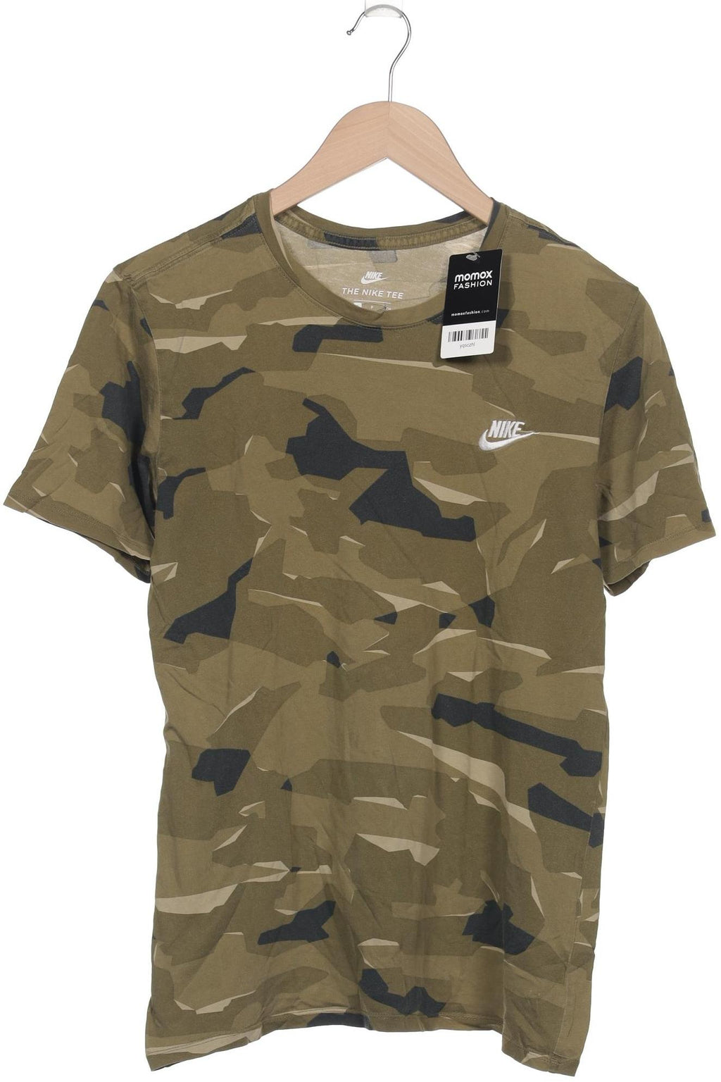 Nike Men's T-Shirt Green Size S Cotton 10