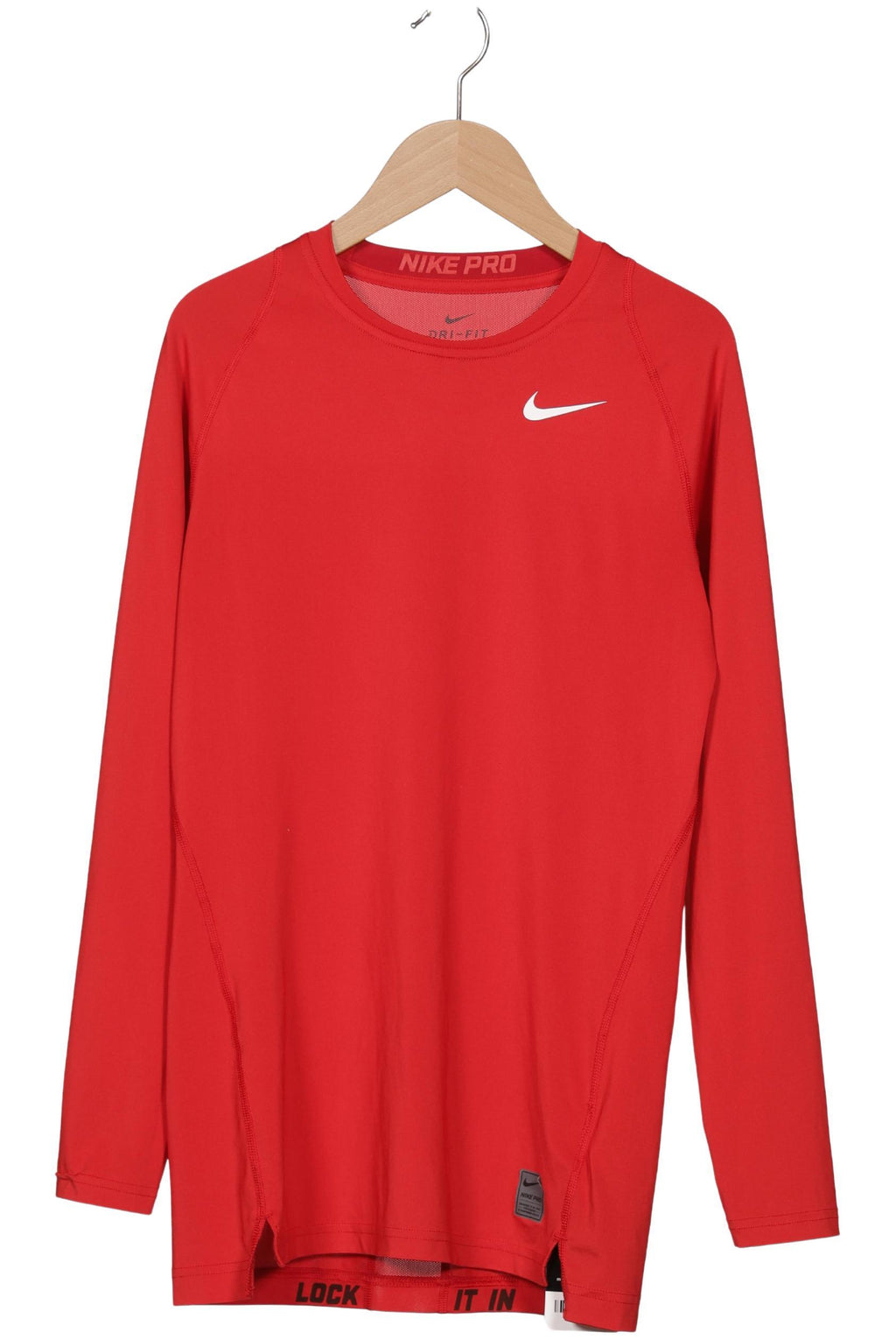 Nike Pro Men's Long Sleeve Shirt Red M 2