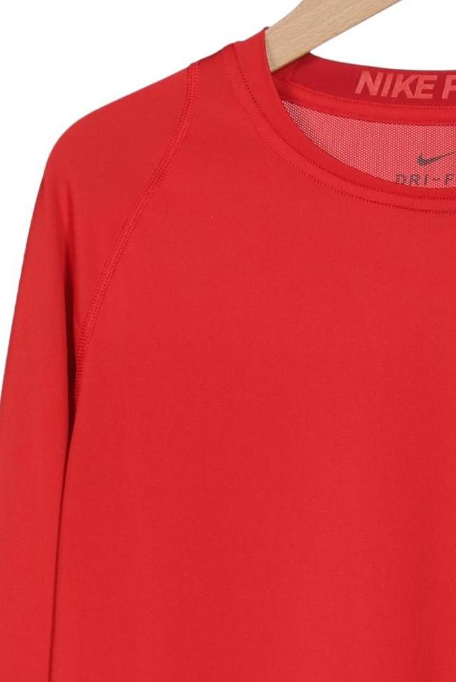 Nike Pro Men's Long Sleeve Shirt Red M 4
