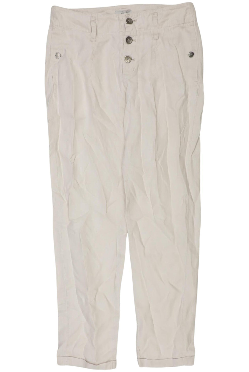 Noa Noa Women's Trousers Cream White Size XS 2