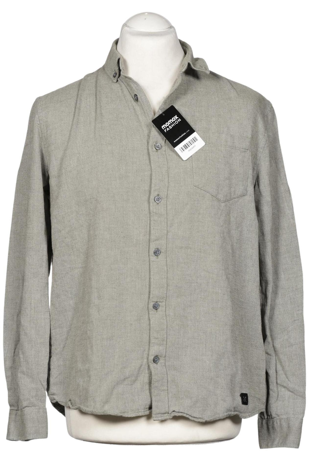Nowadays Men Shirt Gray L Cotton 3