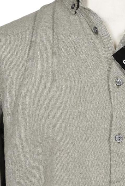 Nowadays Men Shirt Gray L Cotton 5