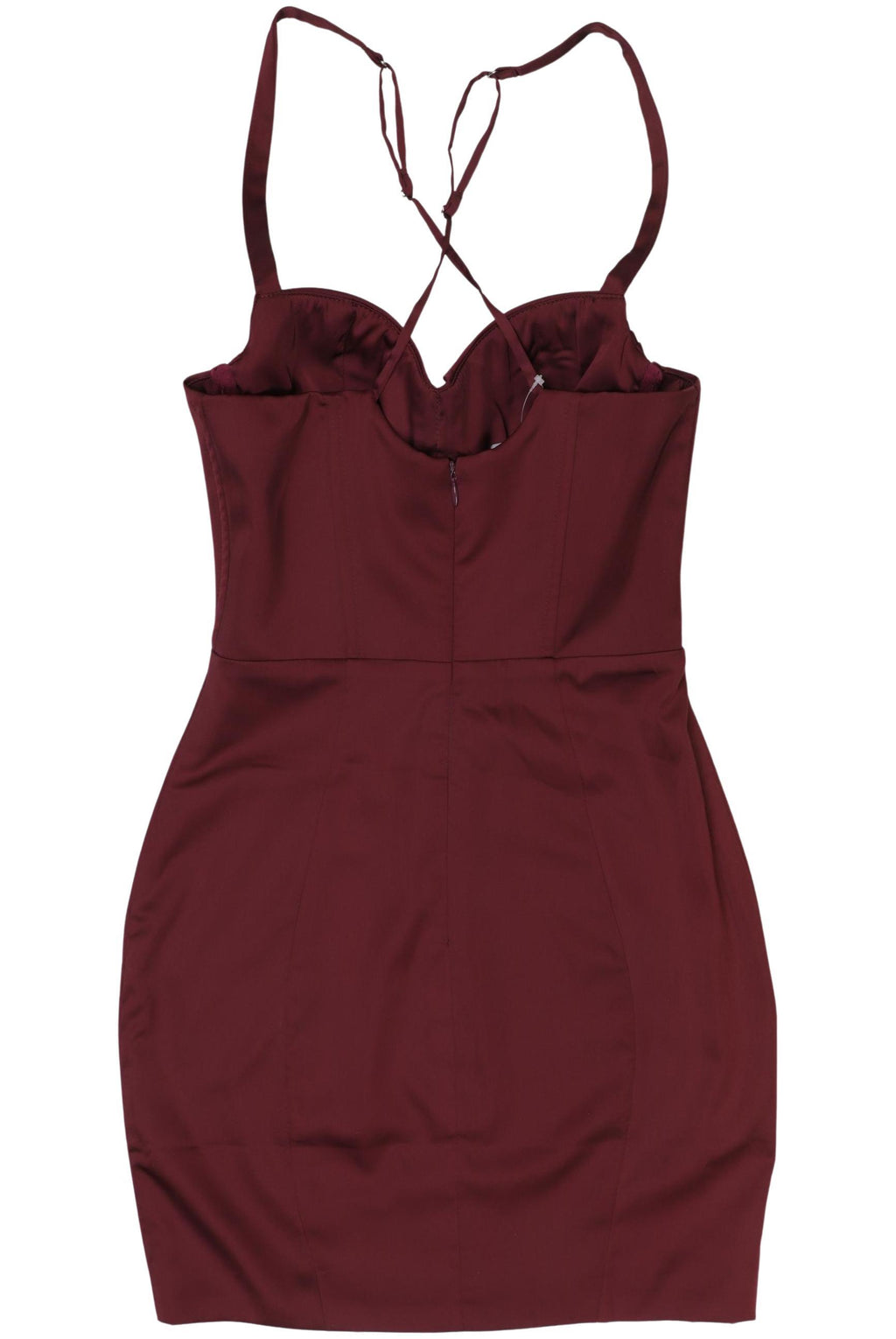 Oh Polly Women's Dress Bordeaux EU 32 3