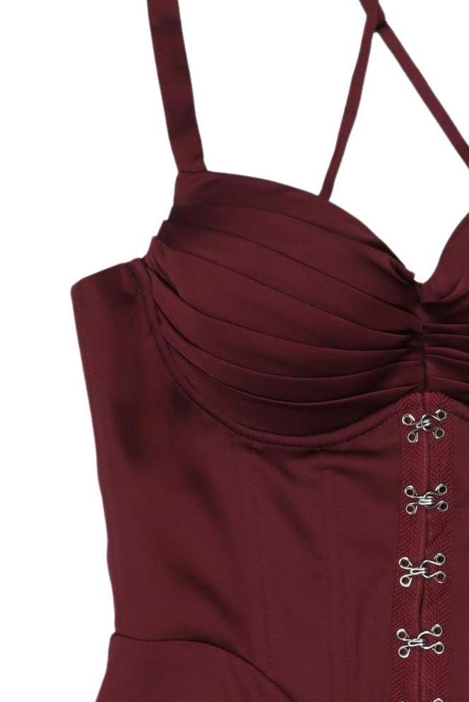 Oh Polly Women's Dress Bordeaux EU 32 4