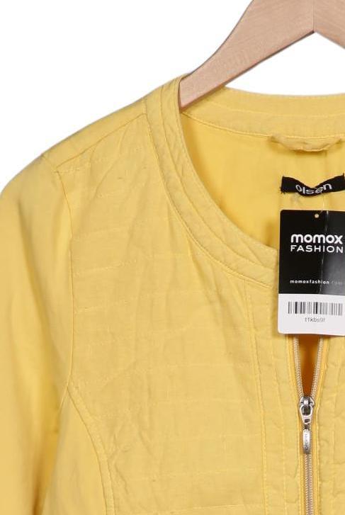Olsen Veste Femme, Jaune, EU 38, Coton 4
