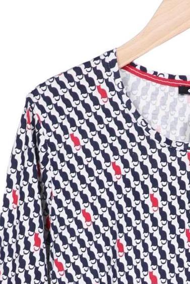 Olsen Damen Langarmshirt Multicolor EU 36 4