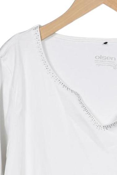 Olsen Damen Langarmshirt White EU 44 3