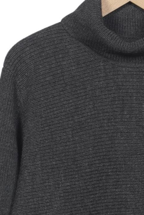 Olsen Damen Pullover Gray EU 38 Merino Synthetic Second Hand 6