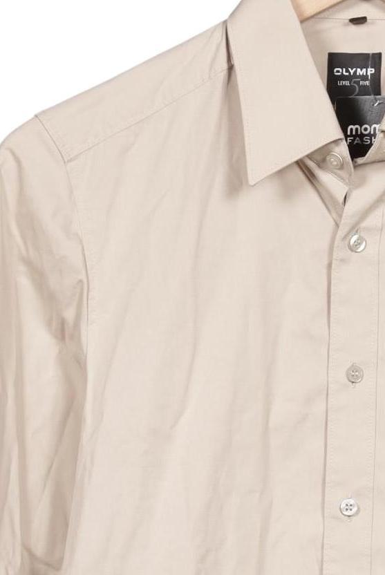 Olymp Men Shirt Beige 38 4