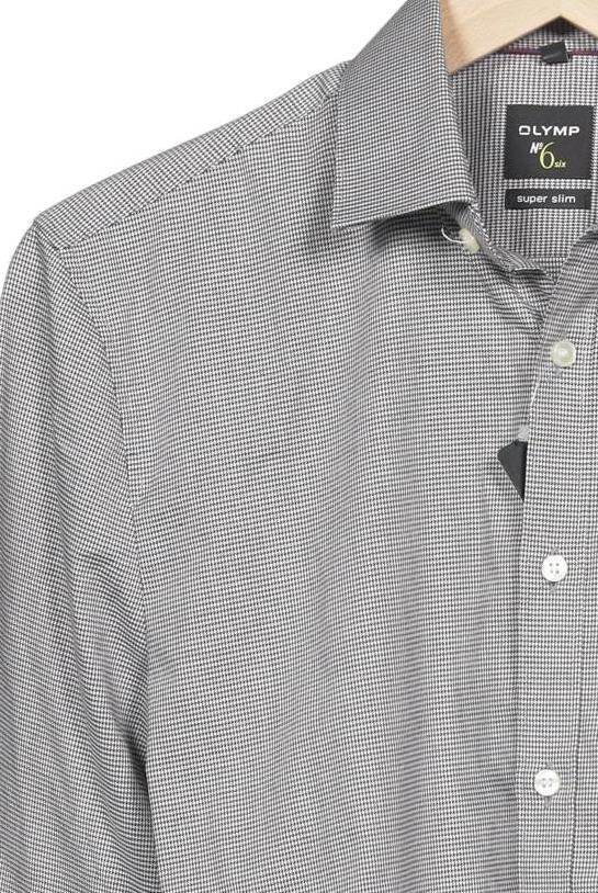 Olymp Men Shirt Gray Size XS 4