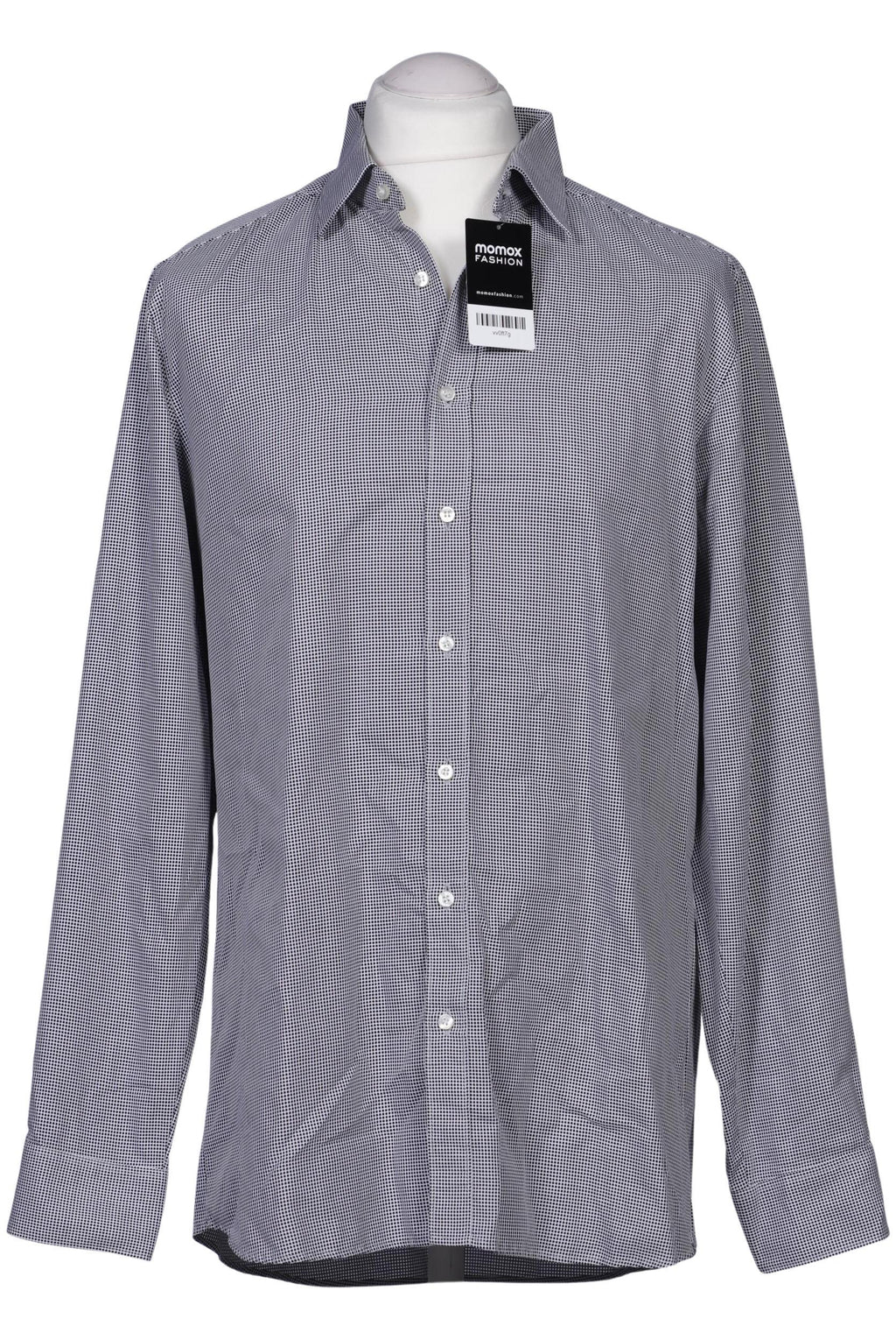 Olymp Men's Shirt Gray 44 Cotton 4