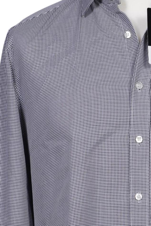 Olymp Men's Shirt Gray 44 Cotton 6