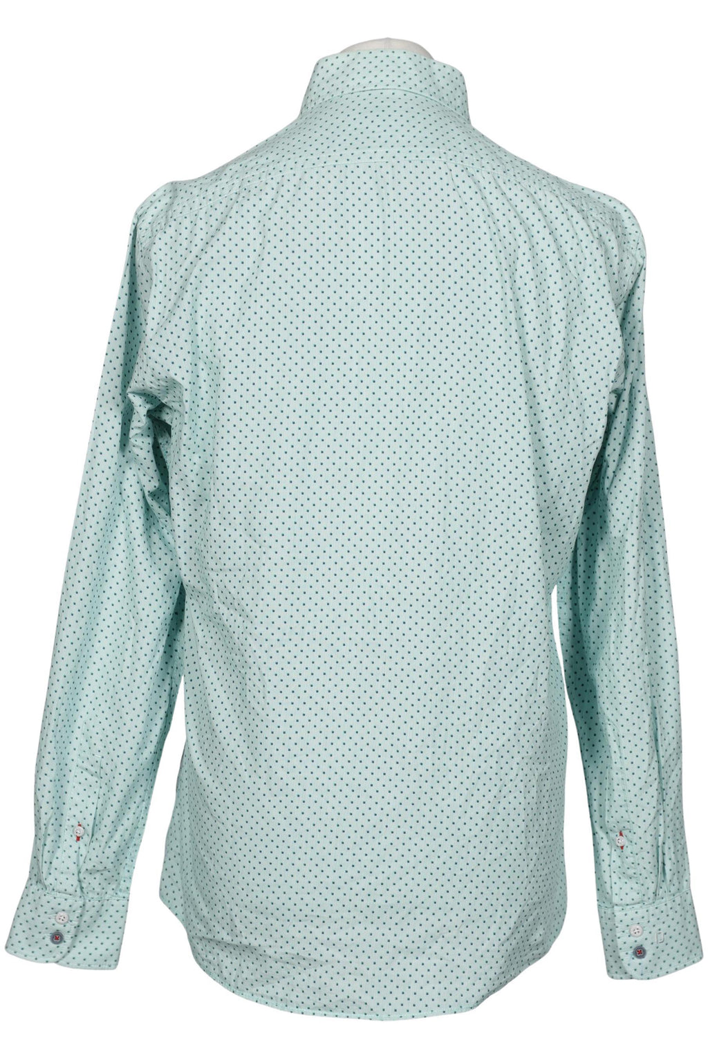 Olymp Men Shirt Light Green M Cotton 5