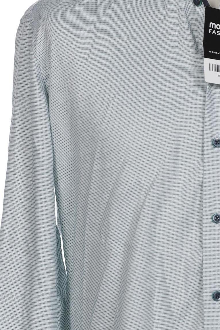 Olymp Men Shirt Light Green M Cotton 6