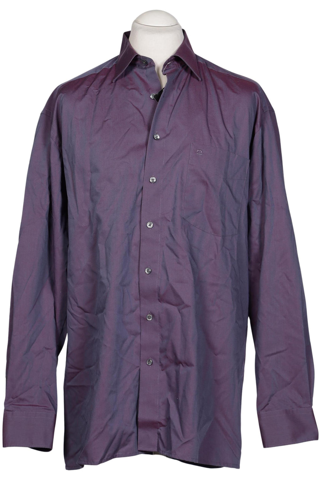 Olymp Herren Hemt Purple 44 Cotton 10
