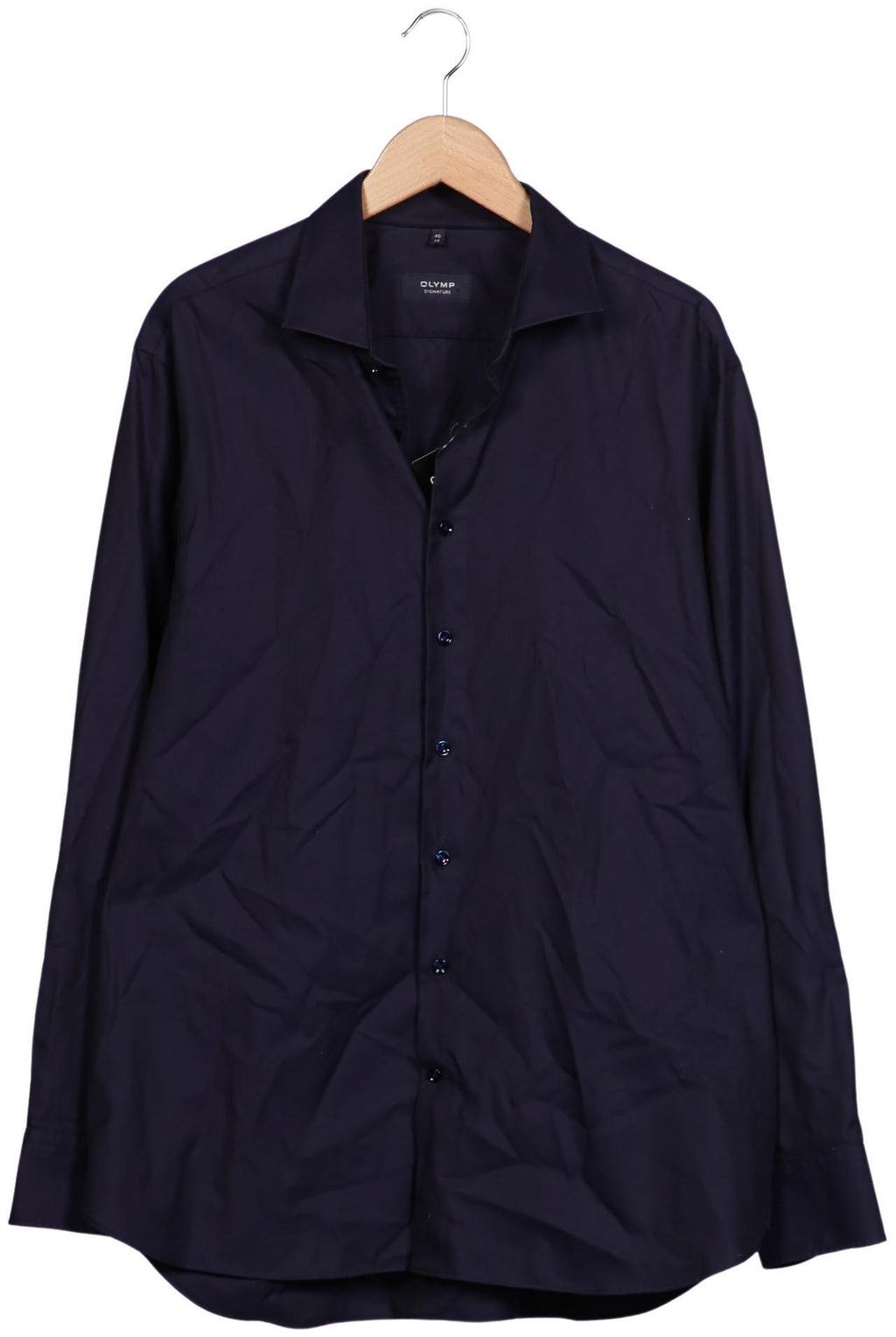 Olymp Men Shirt Navy 46 Cotton 10