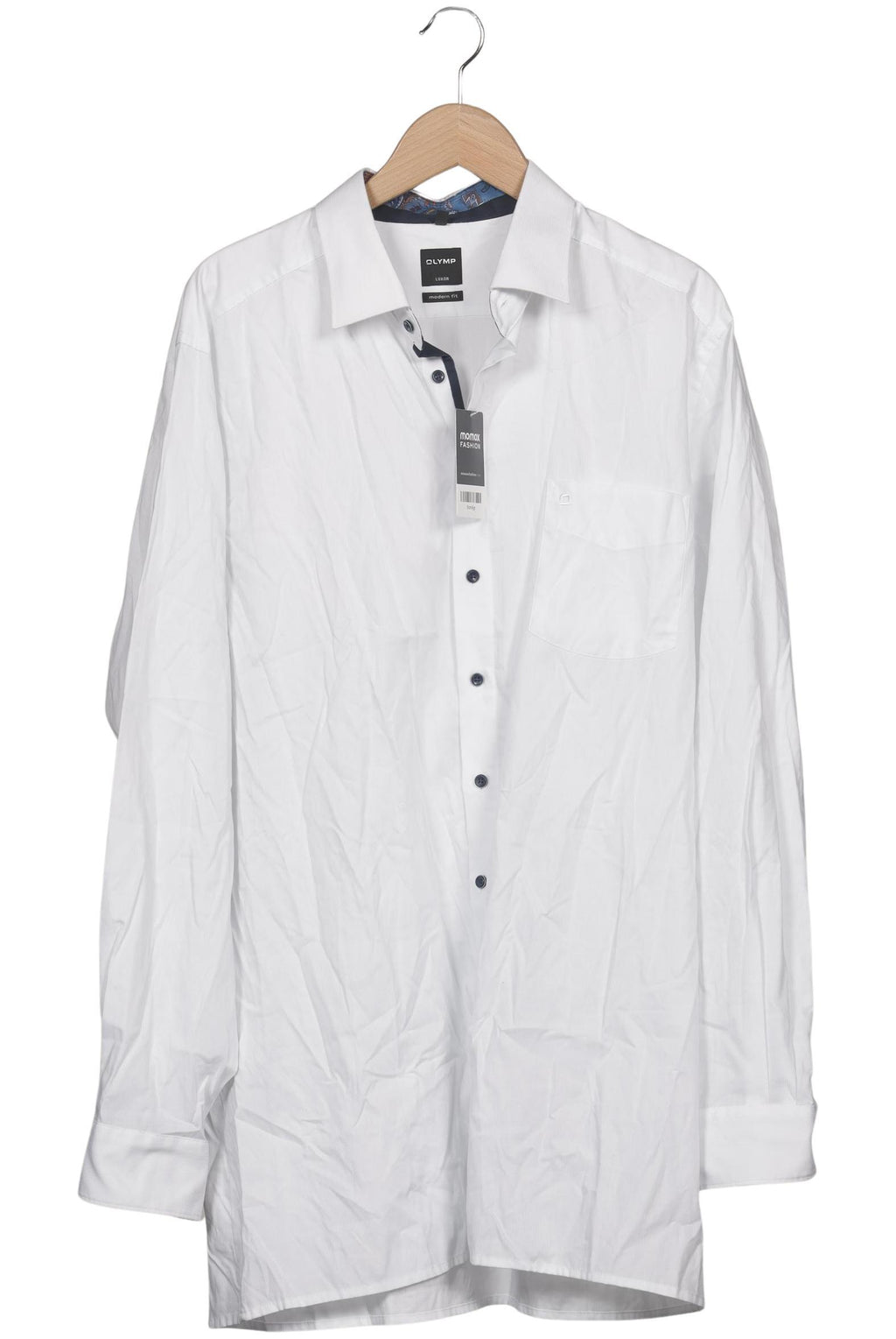 Olymp Herren Hemd White 46 Cotton 9
