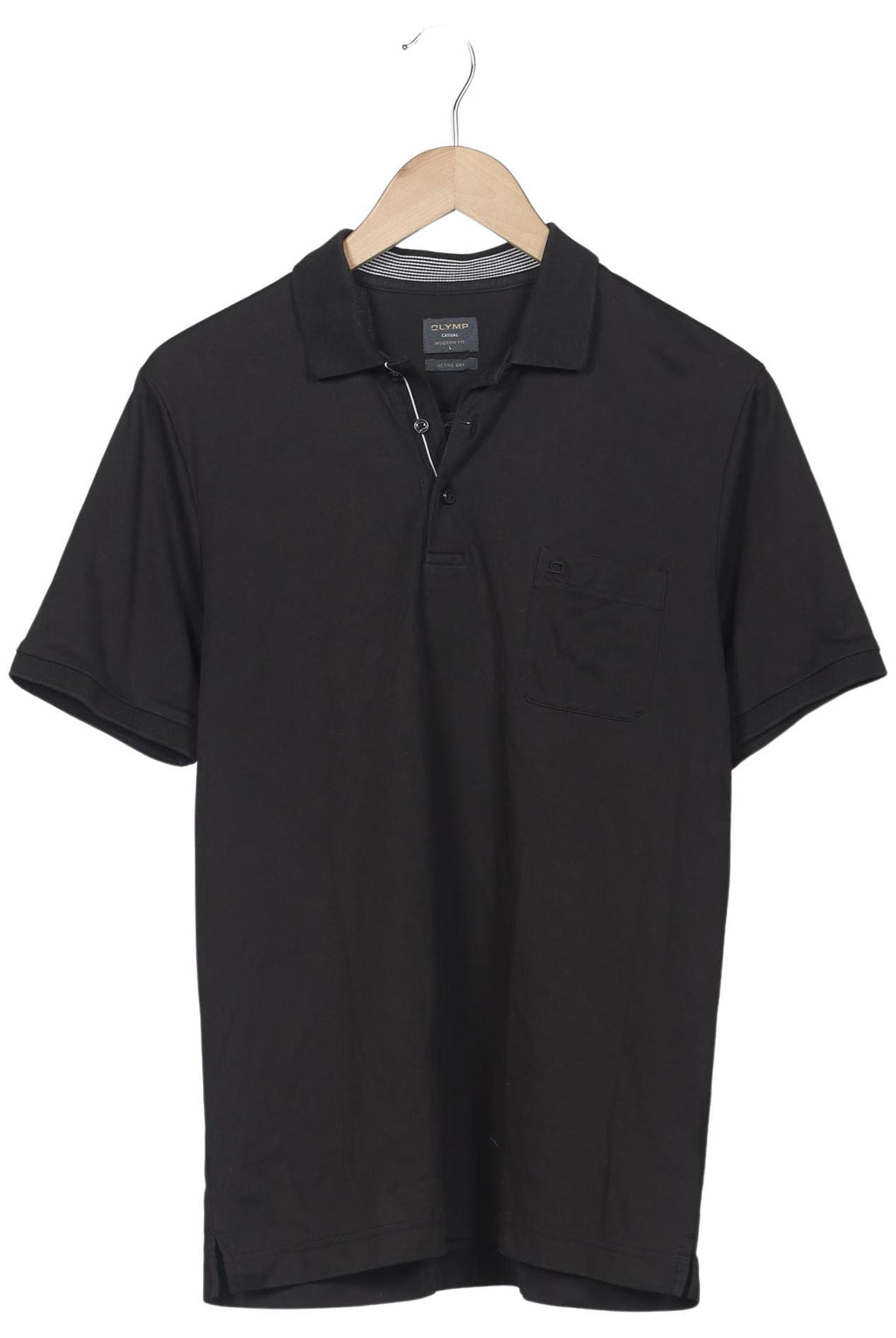 Olymp Men Polo Shirt Black Size L 2